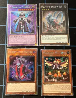 Yu-Gi-Oh! Stampede 1st Edition Platinum Secret Rare 4 Card Lot - Image 1