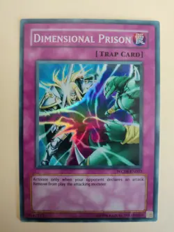 Yugioh! Dimensional Prison WC08-EN003 Super Rare MP - Image 1