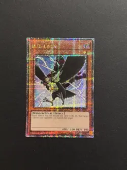 2024 YUGIOH RA02 25TH QCR SECRET RARE DD CROW NM 🐦‍⬛ - Image 1