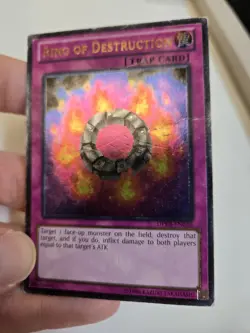 Ring of Destruction Ultimate Rare Unl Edition DPKB-EN036 DMG Yugioh - Image 3