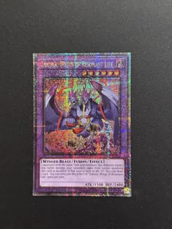 2024 YUGIOH RA02 25TH QCR SECRET RARE GARURA WINGS OF RESONANT LIFE NM - Image 1