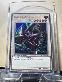 Yugioh DARK MAGICIAN SBC1 ARCANA ARTWORK SPEED DUEL SECRET VLP TO NM 1ST EDITION - Image 1