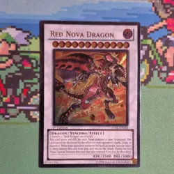 Yu-Gi-Oh! TCG Konami Red Nova Dragon STBL-EN042 Starstrike Blast 1st Ed UTR Holo - Image 1