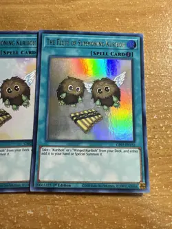 🔥 3x Yugioh The Flute of Summoning Kuriboh GFP2-EN152 ULTRA RARE NM PLAYSET 1ST - Image 2