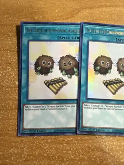 🔥 3x Yugioh The Flute of Summoning Kuriboh GFP2-EN152 ULTRA RARE NM PLAYSET 1ST - Image 4