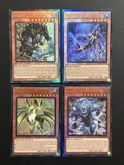 2024 YUGIOH RA02 ULTIMATE RARE CRYSTAL SHARK NM BONUS SET - Image 1