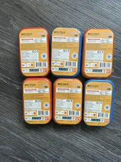 One Piece Vol 2 Mini Tin Pack Set Vol 2 OP-13 Factory Sealed Tins - Lot of 6 - Image 2