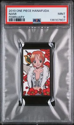 2010 ONE PIECE HANAFUDA FEBRUARY NAMI PSA 9 - Image 1