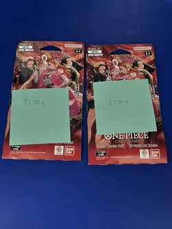 2X packs One Piece EB-03 Sleeved Booster Pack EN Optcg Weighed Pack 🔥 (37.70g) - Image 1