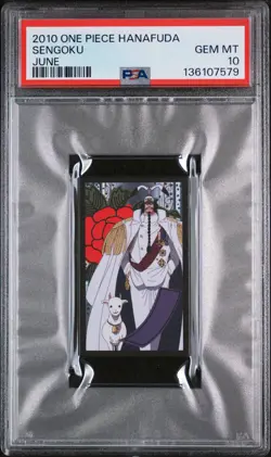 2010 ONE PIECE HANAFUDA JUNE SENGOKU PSA 10 - Image 1