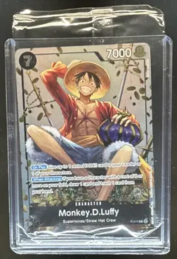 One Piece Tin Pack Set Vol.2 Monkey D Luffy Promo #P-075 - Image 1