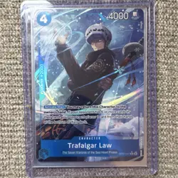 Namco One Piece CCG Trafalgar Law OP07-047 Parallel Rare Foil ALT ART - Image 1