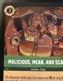 Malicious, Mean, And Scary 97/204 Uncommon Whispers In The Well Disney Lorcana - Image 2