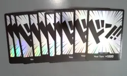 DON!! Card Rainbow Holo Foil Playset X10 ST10 One Piece TCG English - Image 1