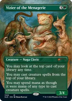 Vizier of the Menagerie (Borderless) - Near Mint MTG Secret Lair - Image 1