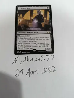 x1 Sanguine Spy - R MTG Streets of New Capenna M/NM, Magic Card - Image 1