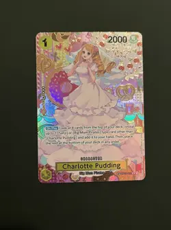Charlotte Pudding OP03-112 SP Two Legends OP-08 One Piece Card Game NM - Image 1