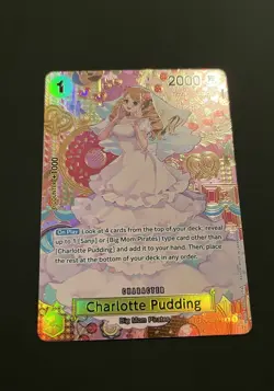 Charlotte Pudding OP03-112 SP Two Legends OP-08 One Piece Card Game NM - Image 2
