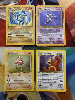 Vintage Pokemon Card Lot WOTC Holo First Edition Ursaring Haunter Fire - Image 1