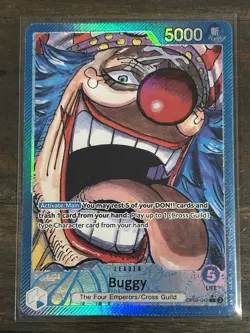 One Piece Cards Buggy L OP09-042 Parallel Japanese Emperors in the New World - Image 1