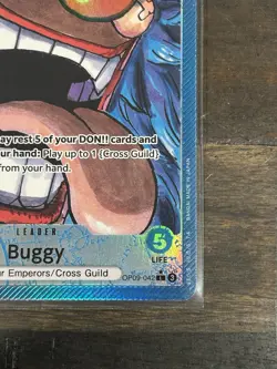 One Piece Cards Buggy L OP09-042 Parallel Japanese Emperors in the New World - Image 2