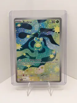 Pokemon Budew Holo 221/217 2006 Basic 30 HP 10 Attack Card Stock - Image 1
