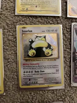 Pokemon TCG XY & Sun Moon Lot 7 Cards Pikachu Snorlax EX GX Holo Ultra Beast - Image 5