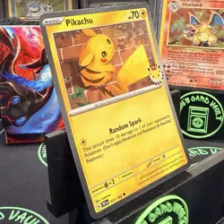 Pikachu 051/162 2026 Pokemon Day - 30th Anniversary Stamped Promo Card NM - Image 2