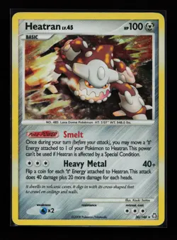 Heatran 30/146 Rare Holo Legends Awakened Pokemon Card - Image 1