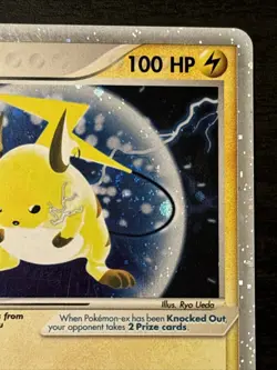 Raichu EX - Ex Sandstorm Holo Card 98/100 Ultra Rare Pokemon TCG Ex Swirl! Lp - Image 3