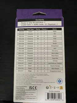 One Piece Card Game ST-04 Animal Kingdom Pirates Starter Deck - Image 3