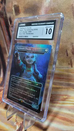 MTG Patchwork Chucky - Stuffy Doll #0880 2024 SLD Chucky Foil Borderless CGC 10 - Image 4