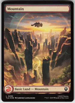 MTG Mountain Foil NM Avatar: The Last Airbender Magic 290 - Image 1