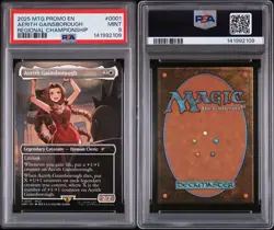 2025 MTG PROMOS REGIONAL CHAMP #0001 AERITH GAINSBOROUGH PSA 9 - Image 3