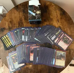 MTG The Ruinous Powers Warhammer 40k Commander Deck - Opened, Sleeved, Unplayed - Image 1