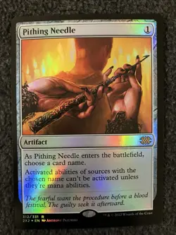 Magic The Gathering MTG - Pithing Needle Foil - Double Masters 2022 - Image 1