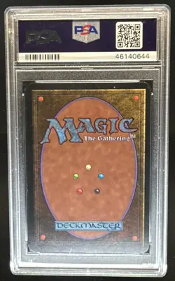 1993 Magic MTG Alpha Plains #NNO PSA 8 - Image 2