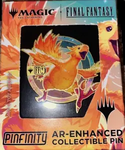 MAGIC THE GATHERING FINAL FANTASY CHOCOBO PINFINITY AR-ENHANCED PIN PROMO - Image 1