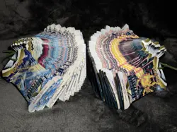 Lot Of 66 Pokemon TCG Sword & Shield - Silver Tempest Booster Pack Sleeved - Image 1