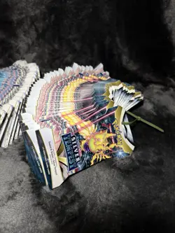 Lot Of 66 Pokemon TCG Sword & Shield - Silver Tempest Booster Pack Sleeved - Image 3