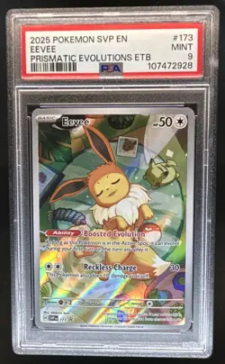 2023-25 Pokemon SV Black Star Promos - SVP EN Eevee #173 PSA 9 - Image 1