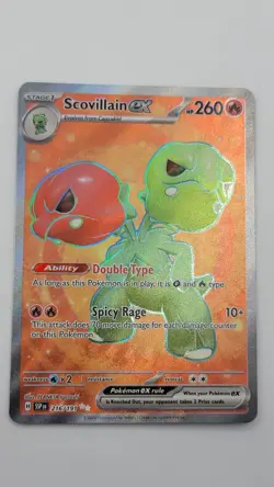 2024 Pokemon Surging Sparks Scovillain ex 216/191 NM TCG - Image 1