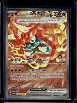 2024 Pokemon Twilight Masquerade Hearthflame Mask Ogerpon ex #212/167 - Image 1