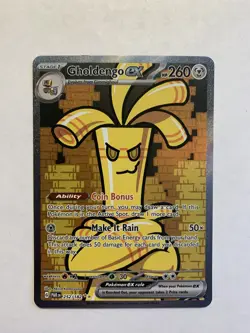 Gholdengo ex 252/182 Pokemon Paradox Rift Special Illustration Rare (NM) 2023 - Image 1