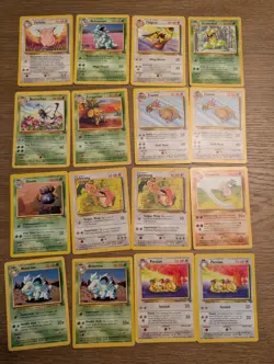 Pokemon Jungle Lot of 62 Cards WOTC Vintage Clefable Pidgeot Nidoqueen Pikachu - Image 1