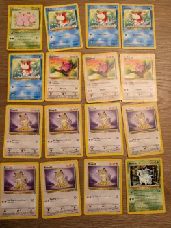 Pokemon Jungle Lot of 62 Cards WOTC Vintage Clefable Pidgeot Nidoqueen Pikachu - Image 3