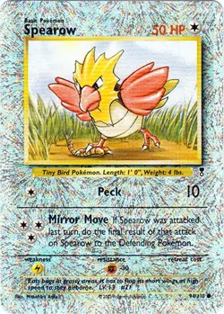 1x Spearow - 94/110 - Common - Reverse Holo NM-Mint Pokemon G2 - Legendary Colle - Image 1