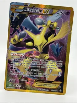 Pokemon TCG - 2016 Pokemon XY Fates Collide Alakazam EX #125/124 - HP - Image 2