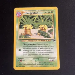 Pokemon Exeggutor TCG Non-Holo Card 13/18 Southern Islands - Vintage - Image 1