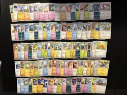 Pokemon TCG Lot 100+ C/UC Coins Tokens Paldea Evolved ETB Box - Image 2